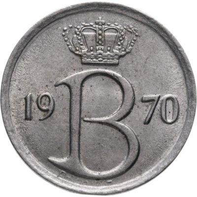 купить Бельгия 25 сантимов 1970