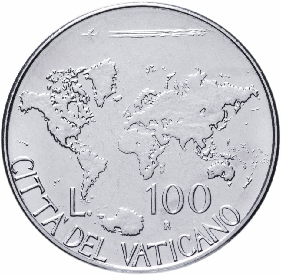 купить Ватикан 100 лир (lire) 1985