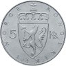 Купить Норвегия 5 крон (kroner) 1975  100 лет кроне