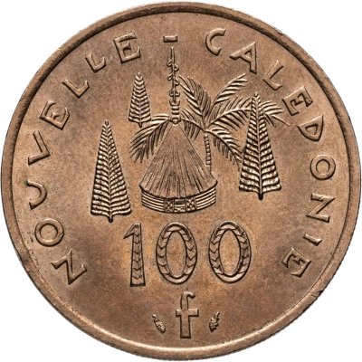 купить Новая Каледония 100 франков (francs) 1976