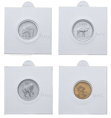 купить Сомали набор монет для обращения 2000-2002 (4 штук)