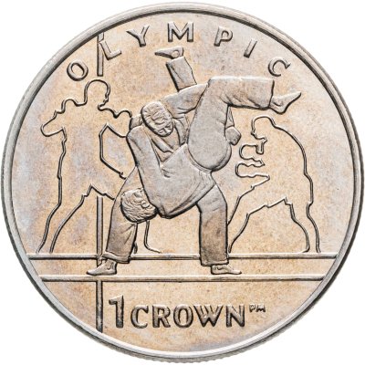 купить Остров Мэн 1 крона (crown) 2012 "XXX летние Олимпийские Игры, Лондон 2012 - Дзюдо"