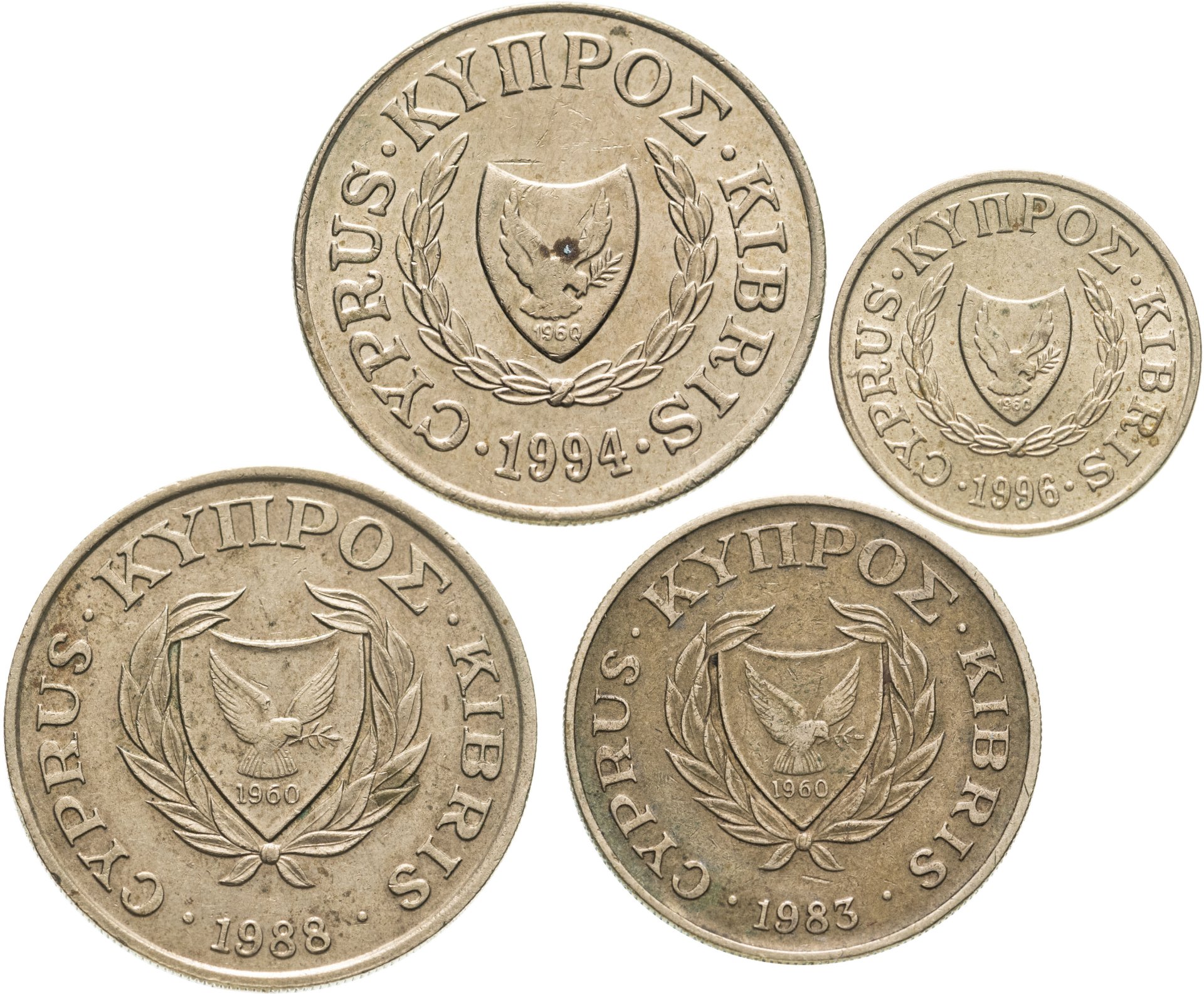 Монета 1983 года. Sveriges Konung набор монет. 4 Цента сколько в рублях.