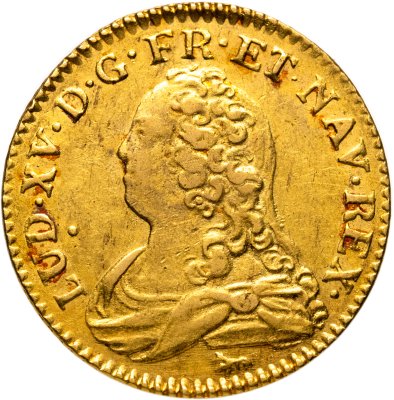 купить Франция 1 дьёр 1726, знак монетного двора "A" - Париж