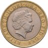 Купить Великобритания 2 фунта (pounds) 2005 "400 лет "Пороховому заговору"