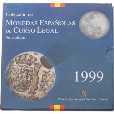 купить Испания годовой набор 1999 (8 монет в буклете)