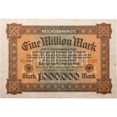 купить Германия 1000000 марок 1923 года