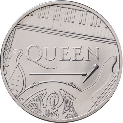 купить Великобритания 5 фунтов 2020 "Легенды музыки - Рок-группа "QUEEN" - Kind of magic" в буклете