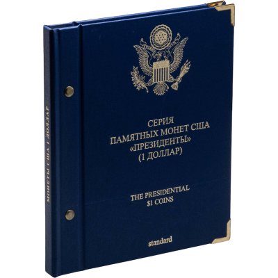 купить США, набор из 40 монет 1 доллар 2007-2020 гг. "Президенты США" в тематическом альбоме