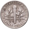 Купить США 10 центов (дайм, one dime) 1962 D Silver Roosevelt Dime (Рузвельт) знак монетного двора "D" - Денвер