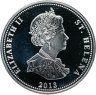 Купить Остров Святой Елены 25 пенсов 2013 "Битва под Лейпцигом"