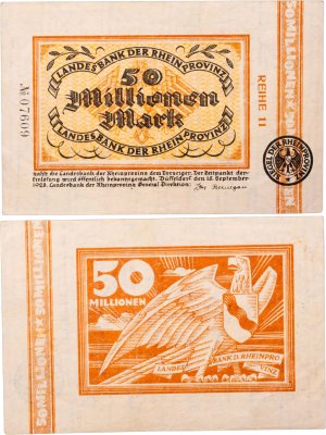 купить Германия 50000000 (50 миллионов) марок 1923