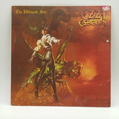 купить Грампластинка "Ozzy Osbourne - The Ultimate Sin", LP (Long play), EX (excellent), "Santa Records", композитный материал, картон, Российская Федерация, 1993 г.