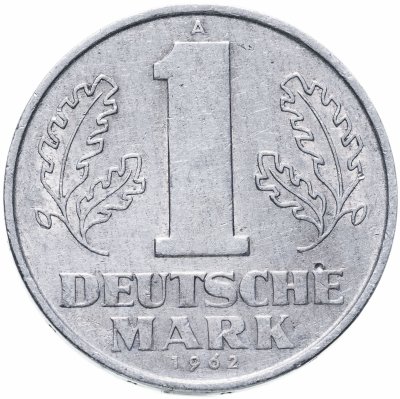 купить Германия (ГДР) 1 марка 1962, надпись "DEUTSCHE MARK"