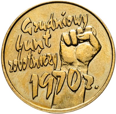 купить Польша 2 злотых 2000 "30 лет со дня декабрьских событий 1970 года"
