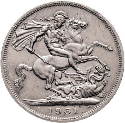 купить Великобритания 5 шиллингов (shillings) 1951 "Британский фестиваль 1951 года"
