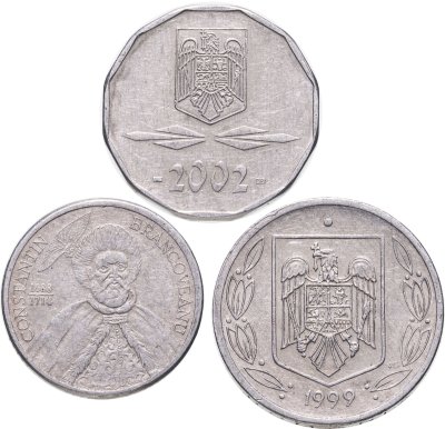 купить Румыния, набор 1999-2002 годов (3 монеты)