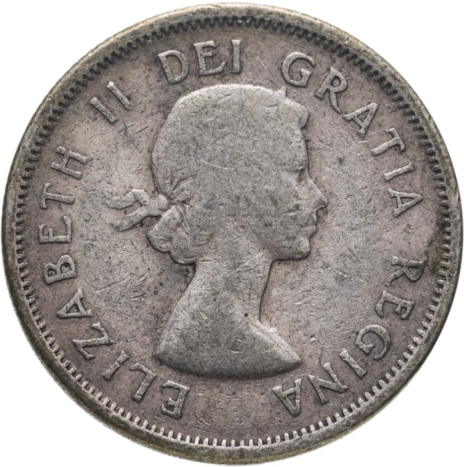 купить Канада 25 центов (квотер, cents) 1959