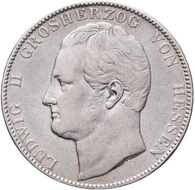купить Германия, Гессен-Дармштадт 2 талера (thaler) 3 1/2 гульдена (gulden) 1841