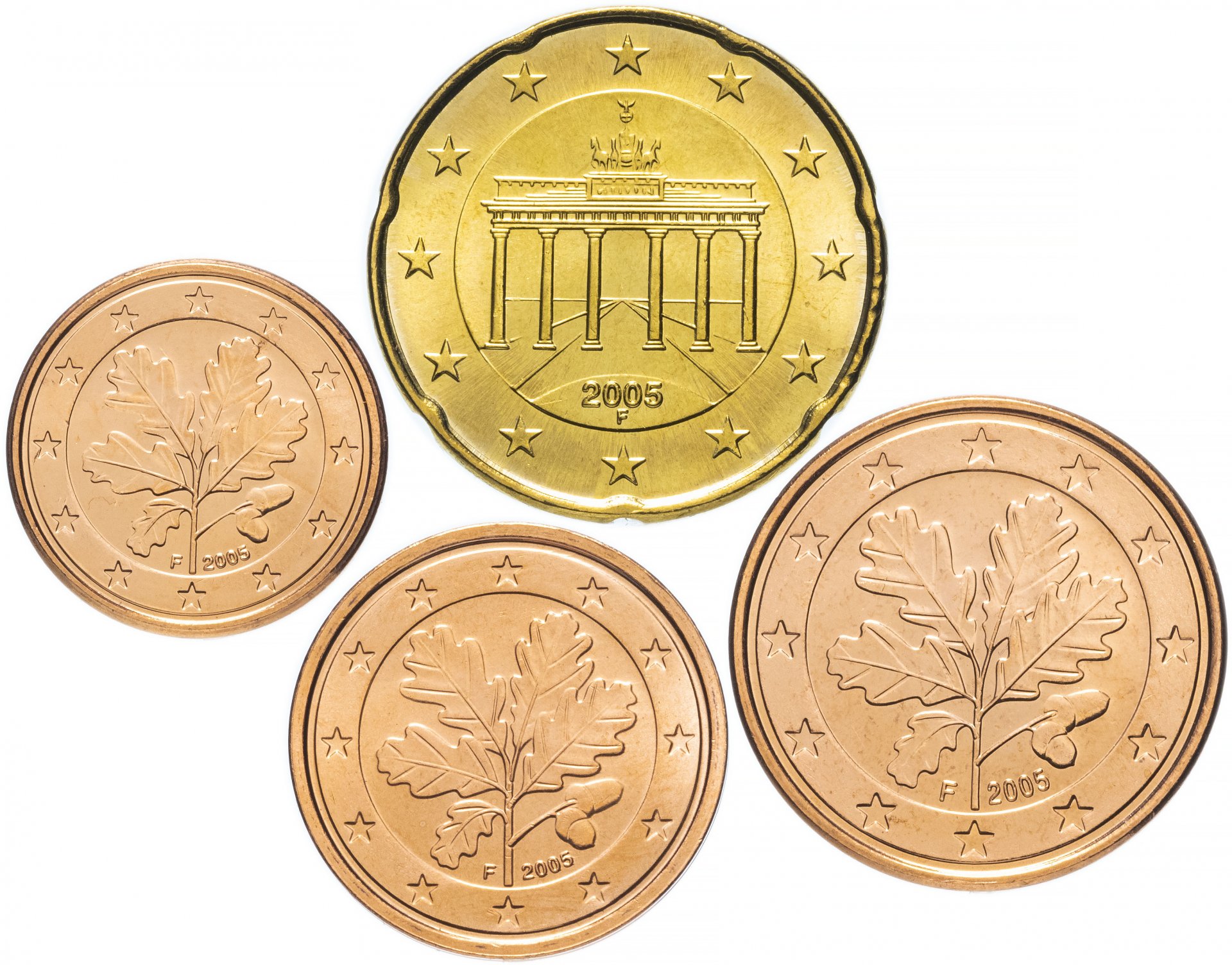 Мелкая монета 4. 20 Eurocent 2005 монеты. Монеты магазин монетник. Нумизматический набор монет. Германские монеты.