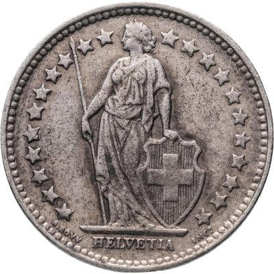 купить Швейцария 1/2 франка (franc) 1914