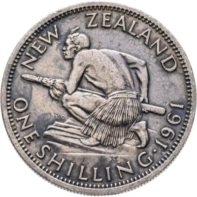 купить Новая Зеландия 1 шиллинг 1961
