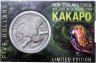 Купить Новая Зеландия 5 долларов 2009 «Попугай Какапо»