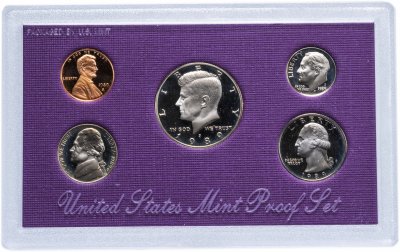 купить США Годовой набор монет 1989 Proof (5 штук) в упаковке