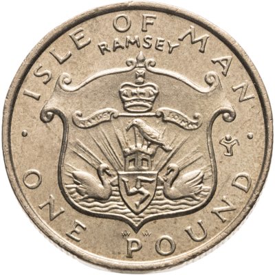 купить Остров Мэн 1 фунт (pound) 1985