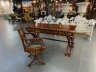 Купить Кресло, дерево, кожа, латунь, Европа, 1920-1960 гг.