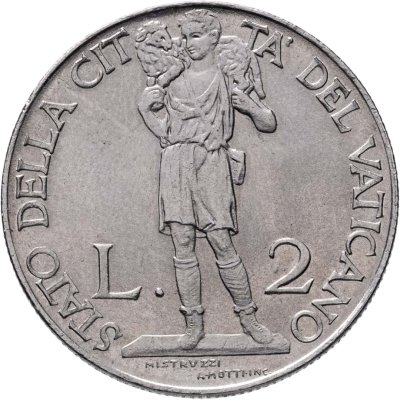 купить Ватикан 2 лиры (lire) 1941