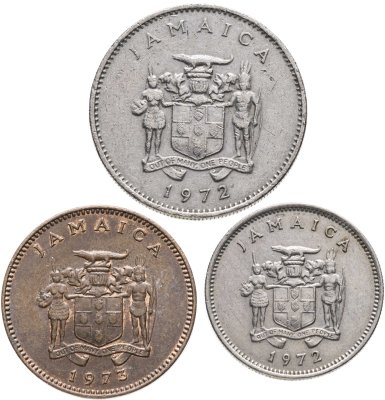 купить Ямайка набор центов 1972-1973 (3 штуки)