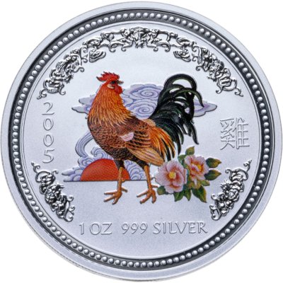 купить Австралия 1 доллар (dollar) 2005 Восточный календарь - Год Петуха, Цветное покрытие