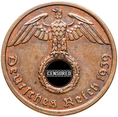 купить Германия, Третий рейх 1 рейхспфенниг (reichspfennig) 1939 A