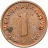 Купить Германия, Третий рейх 1 рейхспфенниг (reichspfennig) 1939 A