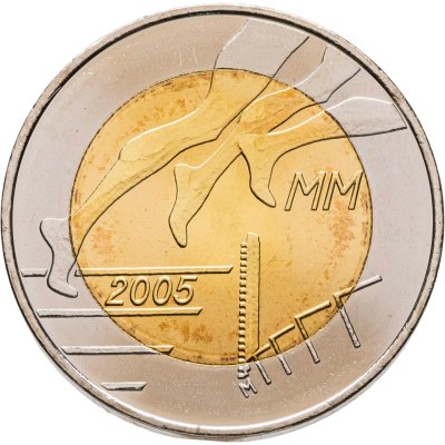 купить Финляндия 5 евро 2005 "10-й чемпионат мира по лёгкой атлетике" в капсуле