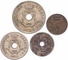 Купить Бельгия набор монет 1902-1908 (4 шт) Леопольд второй