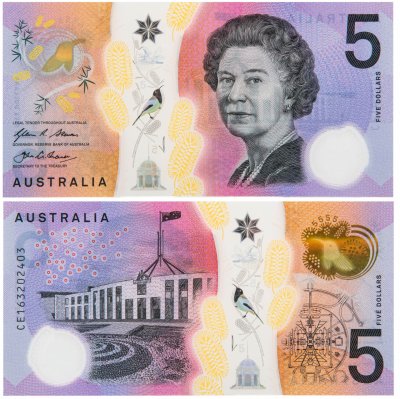купить Австралия 5 долларов 2016 (Pick 62) полимер