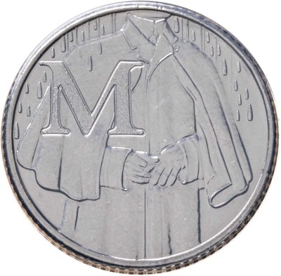 купить Великобритания 10 пенсов 2018 «Азбука буква M»