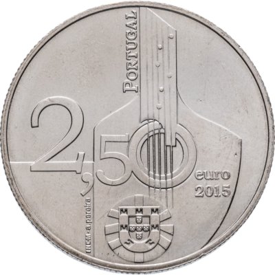 купить Португалия 2.5 евро (euro) 2015 Фаду-португальский песенный жанр