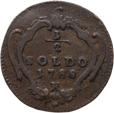 купить Горица и Градишка 1/2 сольдо 1788