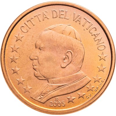купить Ватикан 5 центов (cents) 2005 "Портрет Папы Иоана Павла II"