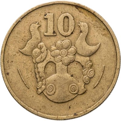 купить Кипр 10 центов (cents) 1983