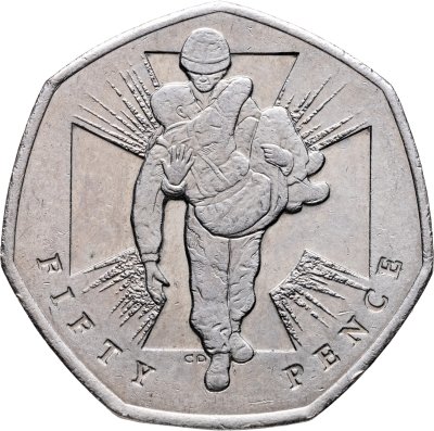купить Великобритания 50 пенсов (pence) 2006 "Героический акт"