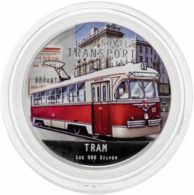 купить Остров Ниуэ 2 доллара 2010 "Советский транспорт: Трамвай"