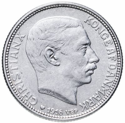 купить Дания 1 крона (crown) 1916