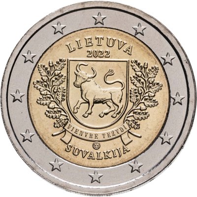 купить Литва 2 евро 2022 "Сувалкия"