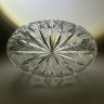 Купить Конфетница, украшенная рельефным геометрическим декором, Kristal  Sklarske Lud Druzstvo, хрусталь, Чехословакия, 1970-1990 гг.