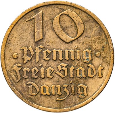купить Данциг 10 пфеннигов (pfennig) 1932