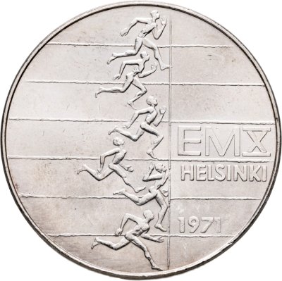 купить Финляндия 10 марок (markkaa) 1971 "X Чемпионат Европы по легкой атлетике"